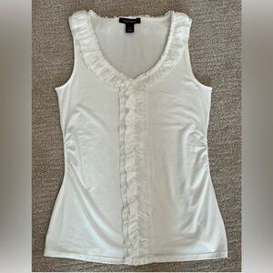 NWOT! WHBM White Sleeveless Top